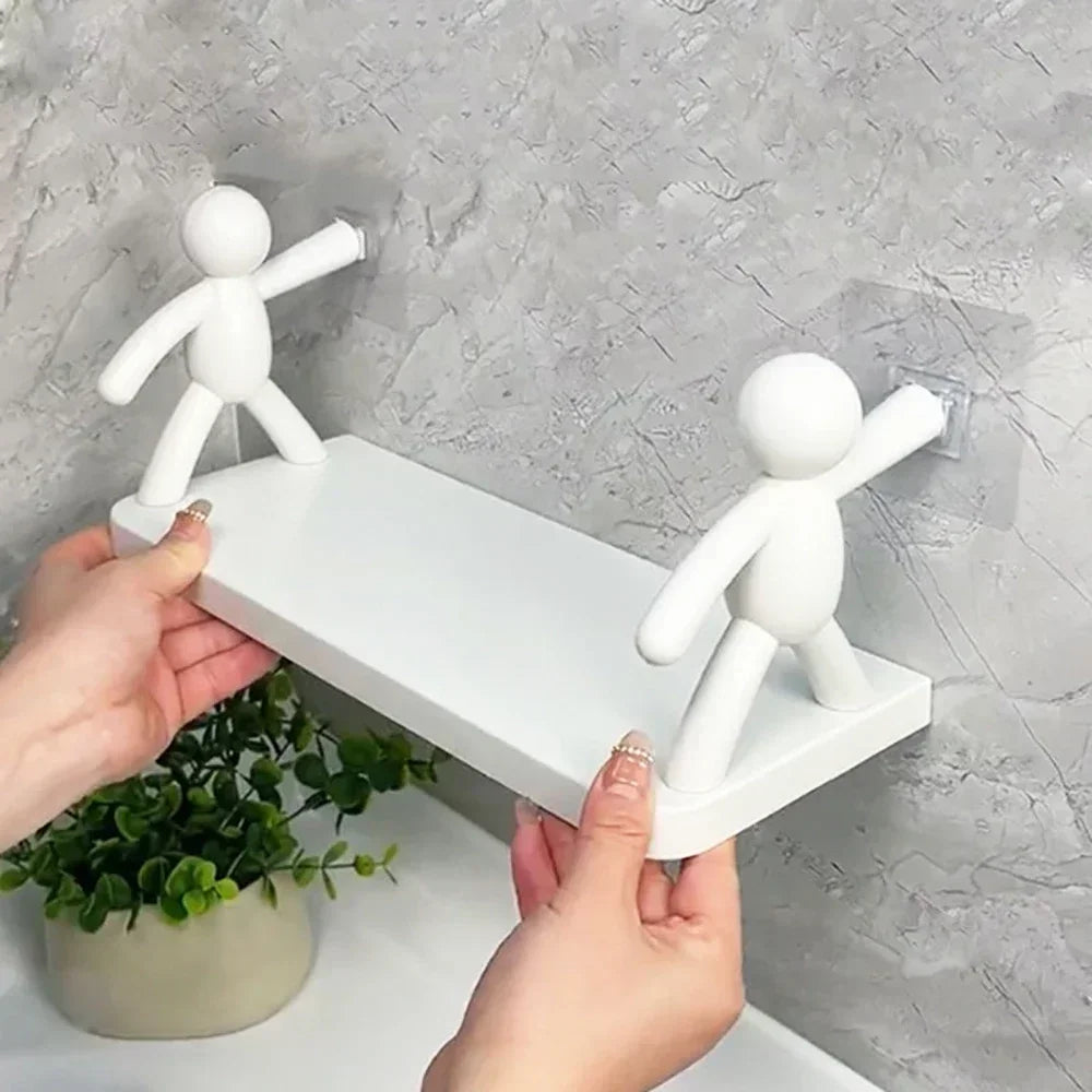 Self-adhesive Bathroom Shampoo Storage Racks